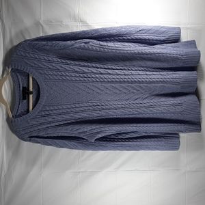 LANE BRYANT Periwinkle knit sweater SZ 18/20